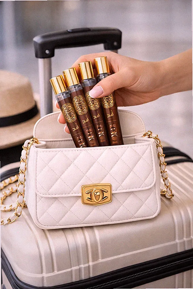 Premium Perfume 4 Travel Sprays, 35ml x4 perfumes unisex long lasting